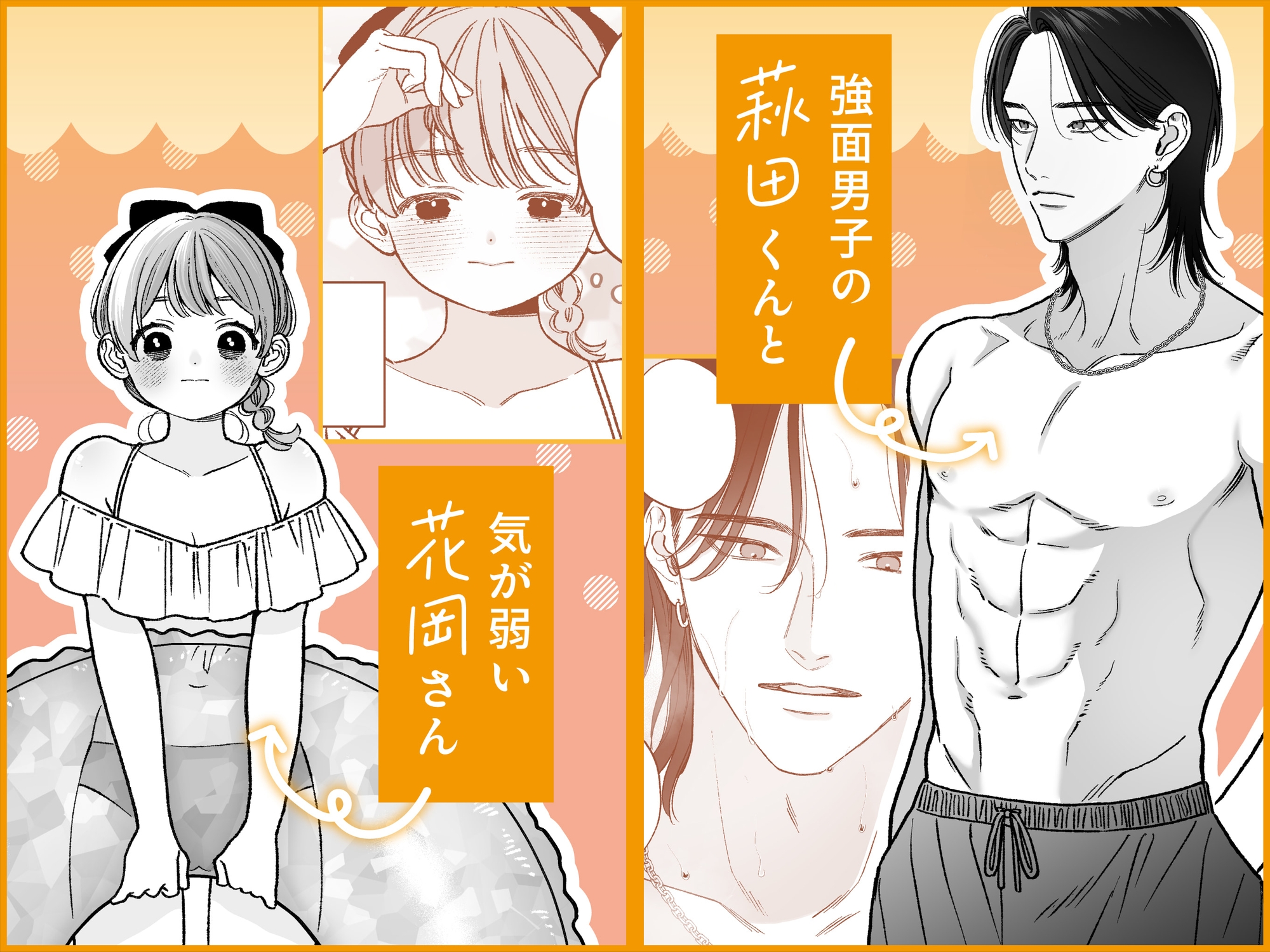 強面男子に愛でられました。プールデート編の試し読み画像